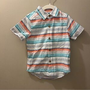 The Children’s Place Striped Chambray Button Down Shirt